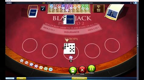Blackjack regras em inglês